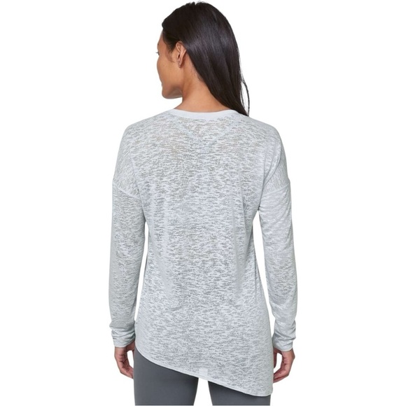 Lululemon Gray Long Sleeve Tie Waist Top Women's Small - Picture 4 of 7